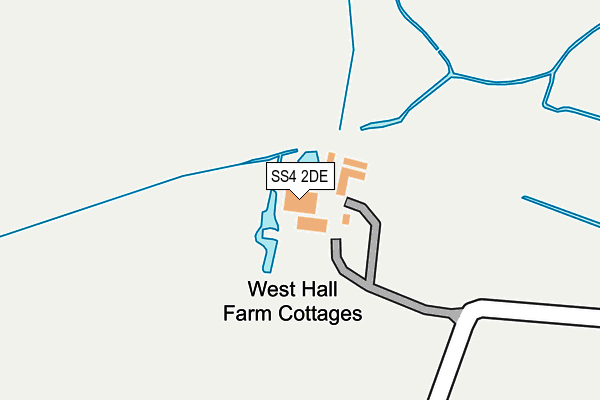 SS4 2DE map - OS OpenMap – Local (Ordnance Survey)