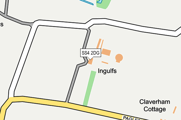 SS4 2DG map - OS OpenMap – Local (Ordnance Survey)