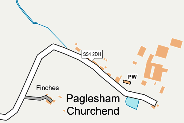 SS4 2DH map - OS OpenMap – Local (Ordnance Survey)