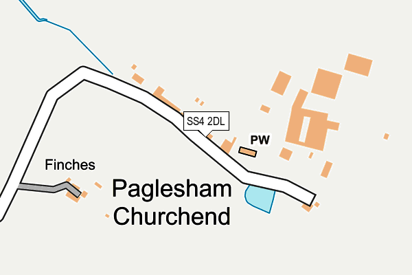 SS4 2DL map - OS OpenMap – Local (Ordnance Survey)