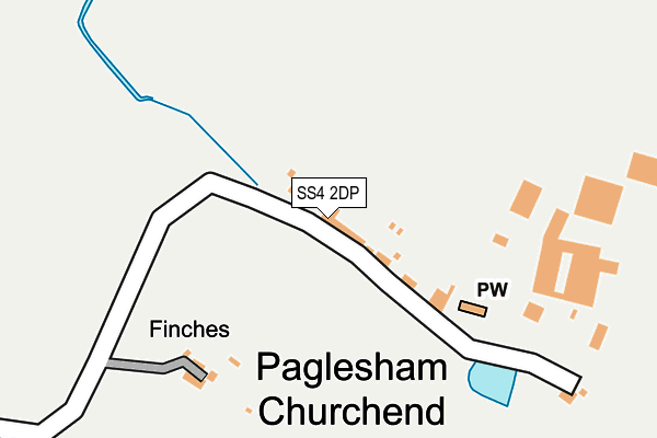 SS4 2DP map - OS OpenMap – Local (Ordnance Survey)