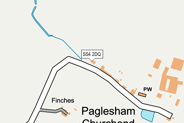 SS4 2DQ map - OS OpenMap – Local (Ordnance Survey)