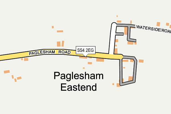 SS4 2EG map - OS OpenMap – Local (Ordnance Survey)