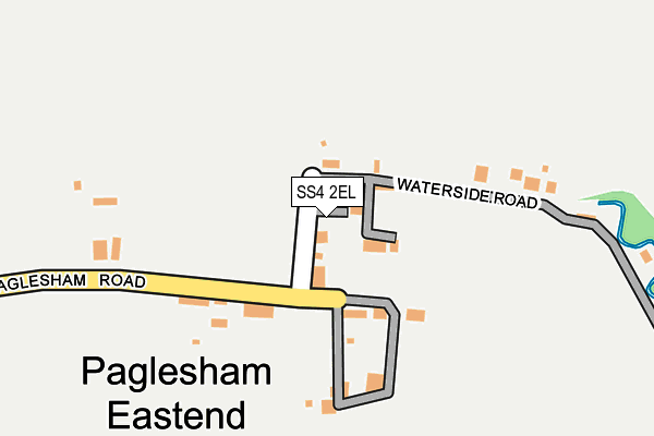 SS4 2EL map - OS OpenMap – Local (Ordnance Survey)