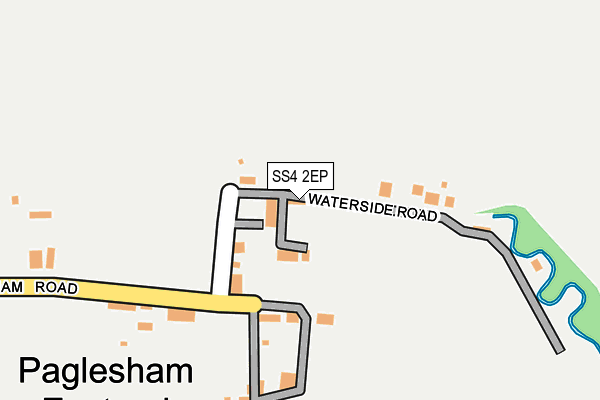 SS4 2EP map - OS OpenMap – Local (Ordnance Survey)