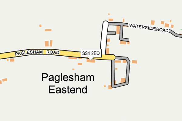 SS4 2EQ map - OS OpenMap – Local (Ordnance Survey)