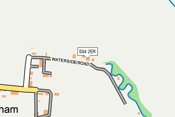 SS4 2ER map - OS OpenMap – Local (Ordnance Survey)