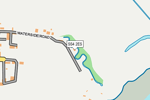 SS4 2ES map - OS OpenMap – Local (Ordnance Survey)