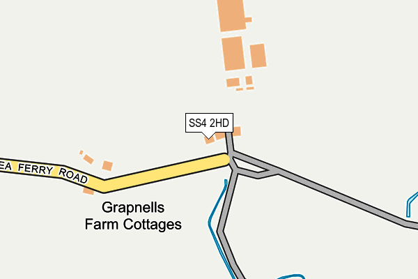 SS4 2HD map - OS OpenMap – Local (Ordnance Survey)