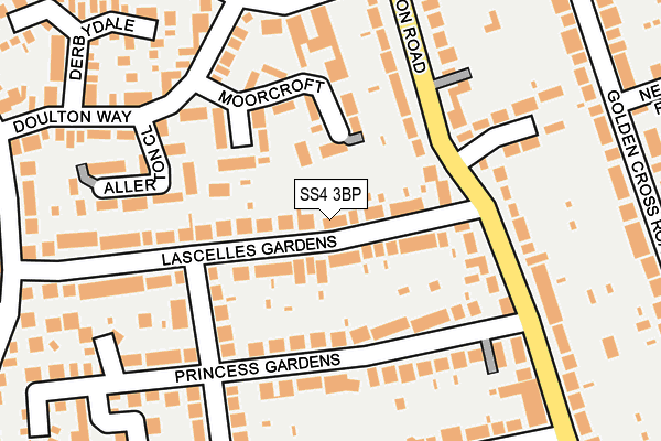 SS4 3BP map - OS OpenMap – Local (Ordnance Survey)