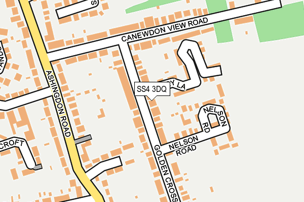 SS4 3DQ map - OS OpenMap – Local (Ordnance Survey)