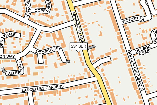 SS4 3DR map - OS OpenMap – Local (Ordnance Survey)