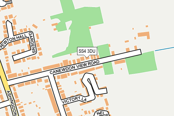 SS4 3DU map - OS OpenMap – Local (Ordnance Survey)