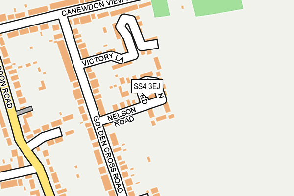 SS4 3EJ map - OS OpenMap – Local (Ordnance Survey)