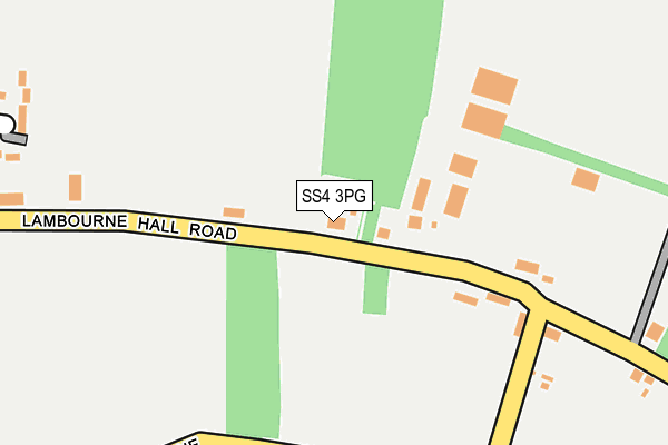 SS4 3PG map - OS OpenMap – Local (Ordnance Survey)