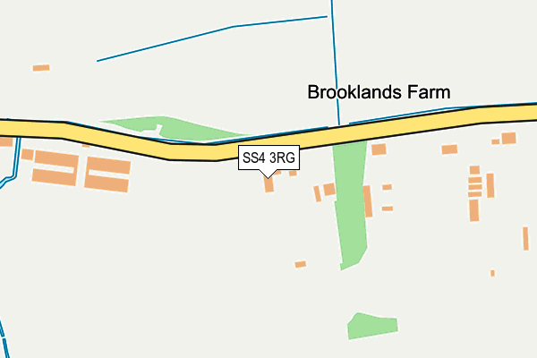 SS4 3RG map - OS OpenMap – Local (Ordnance Survey)