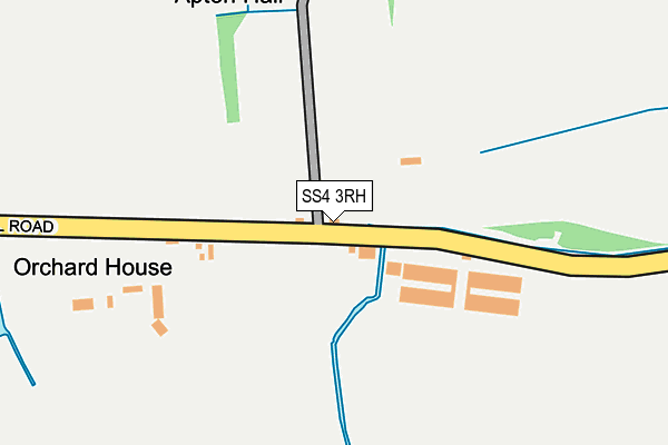 SS4 3RH map - OS OpenMap – Local (Ordnance Survey)