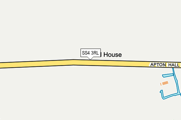 SS4 3RL map - OS OpenMap – Local (Ordnance Survey)