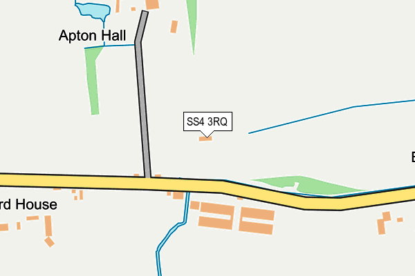 SS4 3RQ map - OS OpenMap – Local (Ordnance Survey)