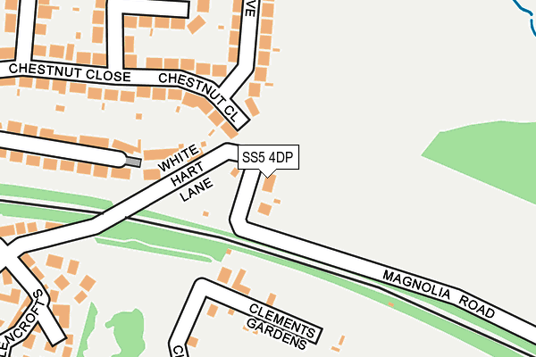 SS5 4DP map - OS OpenMap – Local (Ordnance Survey)