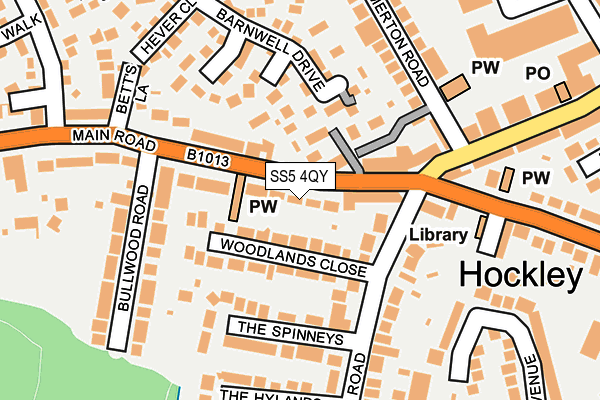 Map of THE STOCK BOX LTD at local scale