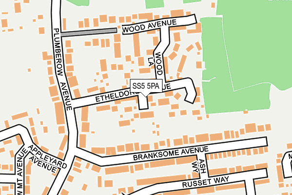 Map of LILY THRESHER LTD at local scale