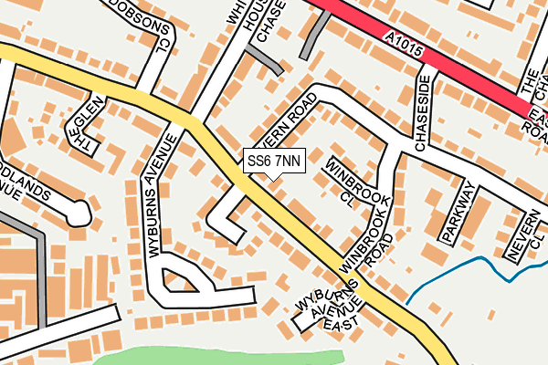 SS6 7NN map - OS OpenMap – Local (Ordnance Survey)