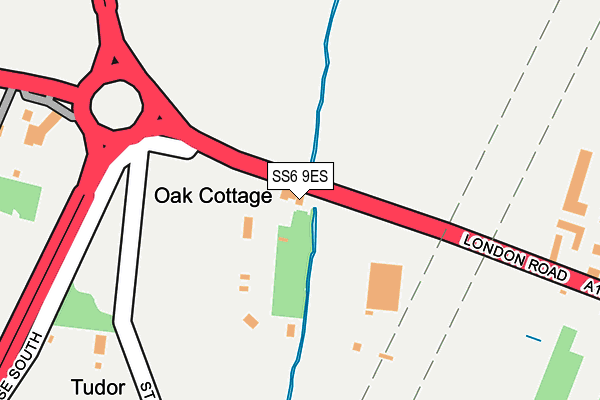 Map of RAYLEIGH MOTOR STORAGE LTD at local scale