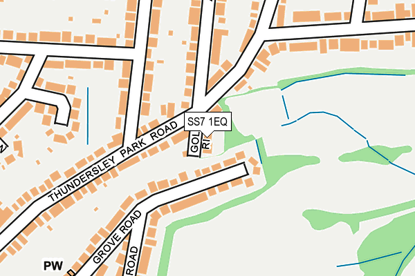SS7 1EQ map - OS OpenMap – Local (Ordnance Survey)