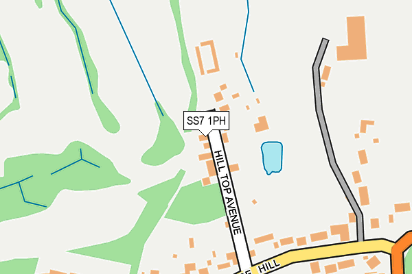 SS7 1PH map - OS OpenMap – Local (Ordnance Survey)