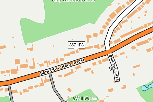 Map of WJT HOMES LTD at local scale