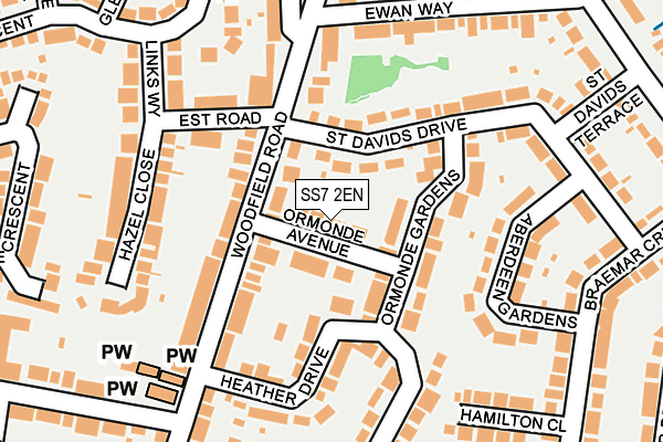 SS7 2EN map - OS OpenMap – Local (Ordnance Survey)