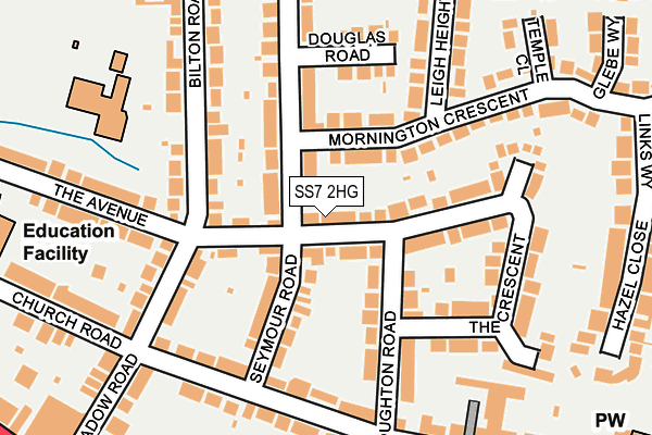 SS7 2HG map - OS OpenMap – Local (Ordnance Survey)