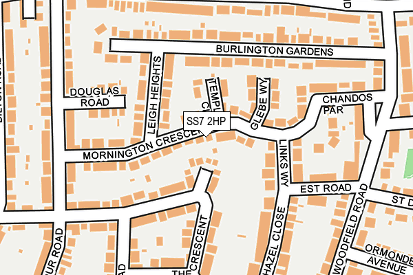 SS7 2HP map - OS OpenMap – Local (Ordnance Survey)