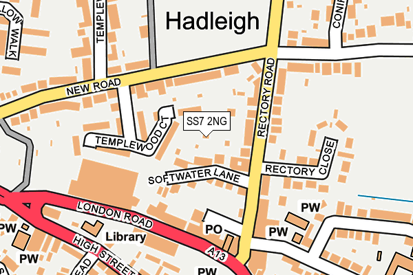 SS7 2NG map - OS OpenMap – Local (Ordnance Survey)