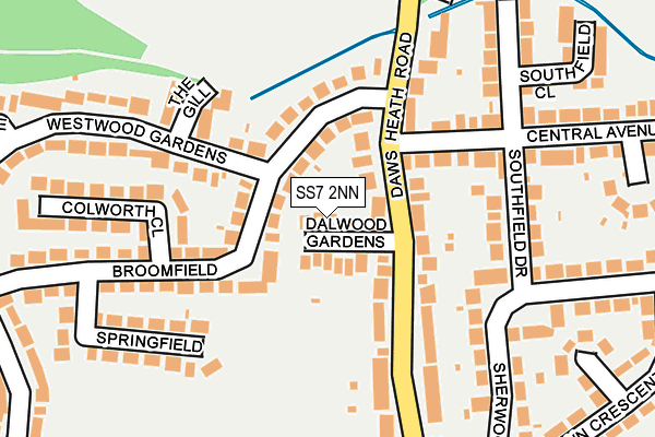 SS7 2NN map - OS OpenMap – Local (Ordnance Survey)