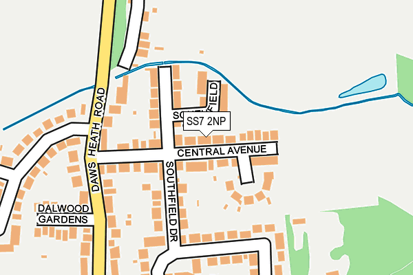 SS7 2NP map - OS OpenMap – Local (Ordnance Survey)