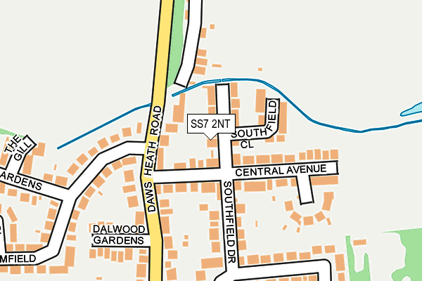 SS7 2NT map - OS OpenMap – Local (Ordnance Survey)