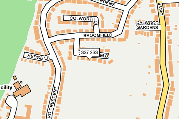 SS7 2SS map - OS OpenMap – Local (Ordnance Survey)