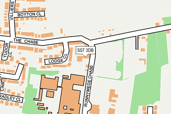 SS7 3DB map - OS OpenMap – Local (Ordnance Survey)