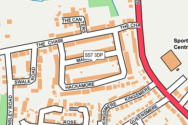 SS7 3DP map - OS OpenMap – Local (Ordnance Survey)