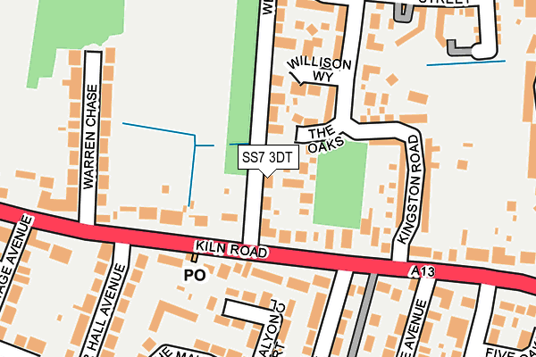 SS7 3DT map - OS OpenMap – Local (Ordnance Survey)