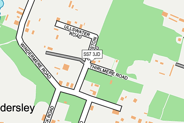SS7 3JD map - OS OpenMap – Local (Ordnance Survey)