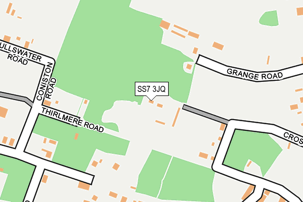 SS7 3JQ map - OS OpenMap – Local (Ordnance Survey)