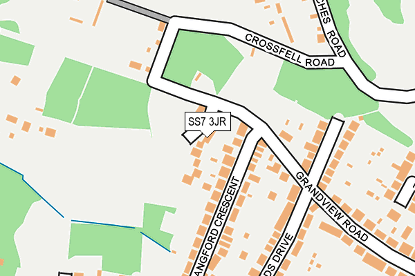 SS7 3JR map - OS OpenMap – Local (Ordnance Survey)