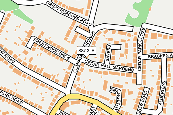 SS7 3LA map - OS OpenMap – Local (Ordnance Survey)