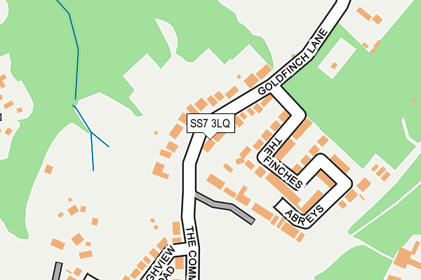 SS7 3LQ map - OS OpenMap – Local (Ordnance Survey)