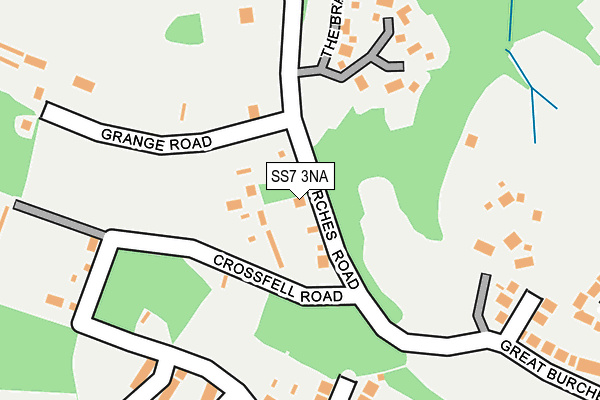 SS7 3NA map - OS OpenMap – Local (Ordnance Survey)