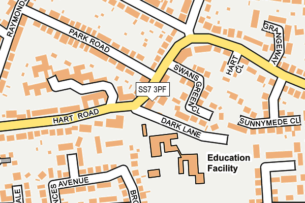 Map of THE CEDAR HALL CLINIC LIMITED at local scale