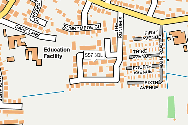Map of ROSS JAMES ELECTRICAL LIMITED at local scale